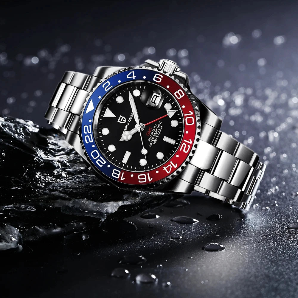 PD-1662 GMT – 40mm Automatic Sports Watch, NH34
