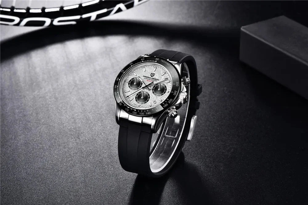 Pagani Design PD-1664 Chronograph – Luxury Quartz VK63 Movement, Sapphire Crystal, 10ATM Waterproof Sport-Casual Watch