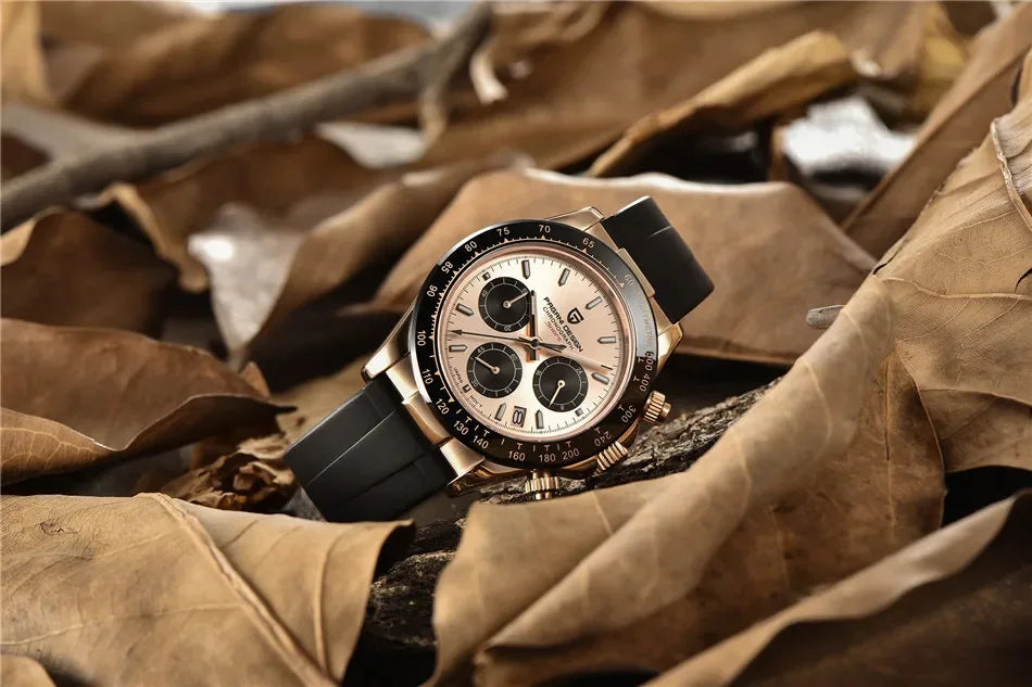 Pagani Design PD-1664 Chronograph – Luxury Quartz VK63 Movement, Sapphire Crystal, 10ATM Waterproof Sport-Casual Watch