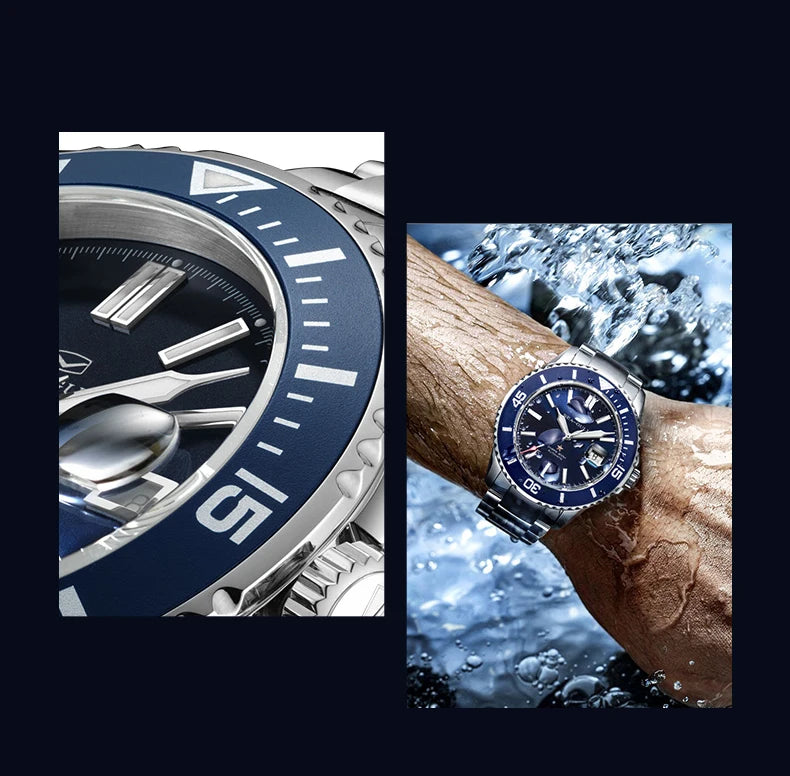 Ocean Series 1523 – 44mm Automatic Diver’s Watch