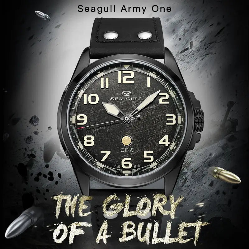 6107 Men’s Pilot Watch – 43mm Automatic