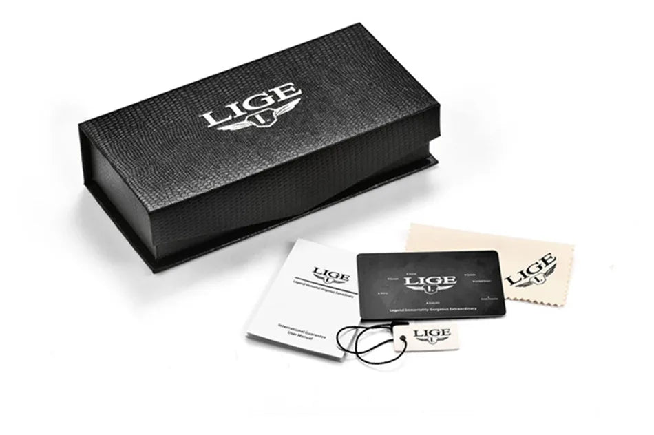 LIGE 2025 Military Sport Chronograph
