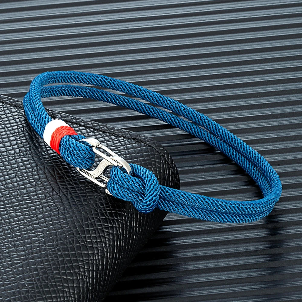 Navy Rope Bracelet