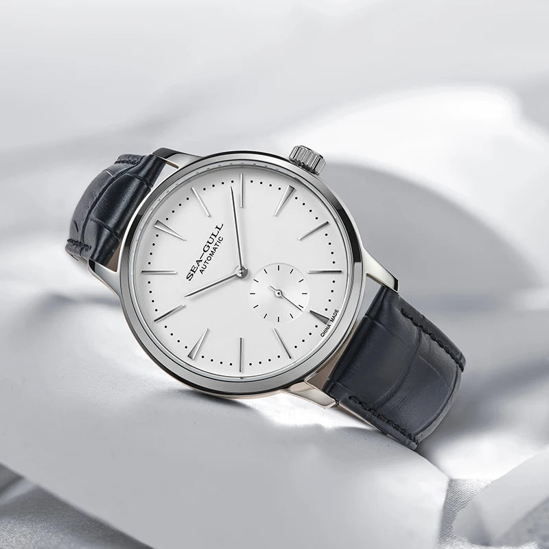 Sea-Gull 6075 Automatic Business Watch – ST17 Movement, Sapphire Crystal, 40mm Stainless Steel Case, 50m Water Resistant