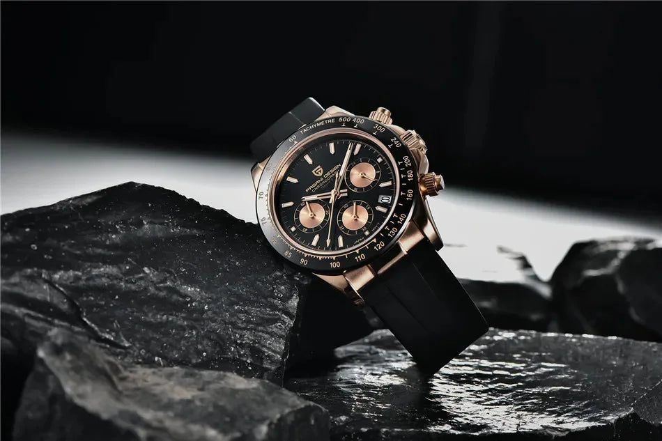 Pagani Design PD-1664 Chronograph – Luxury Quartz VK63 Movement, Sapphire Crystal, 10ATM Waterproof Sport-Casual Watch
