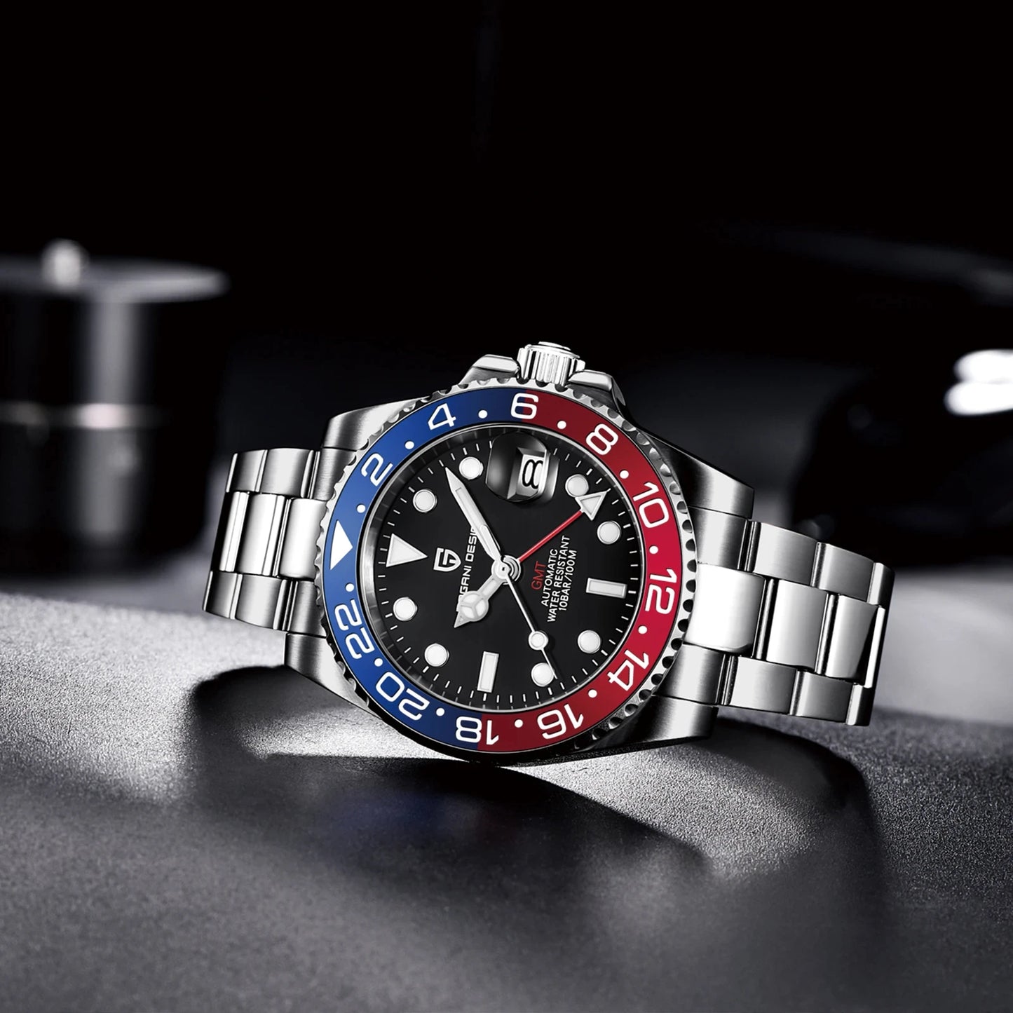 PD-1662 GMT – 40mm Automatic Sports Watch, NH34