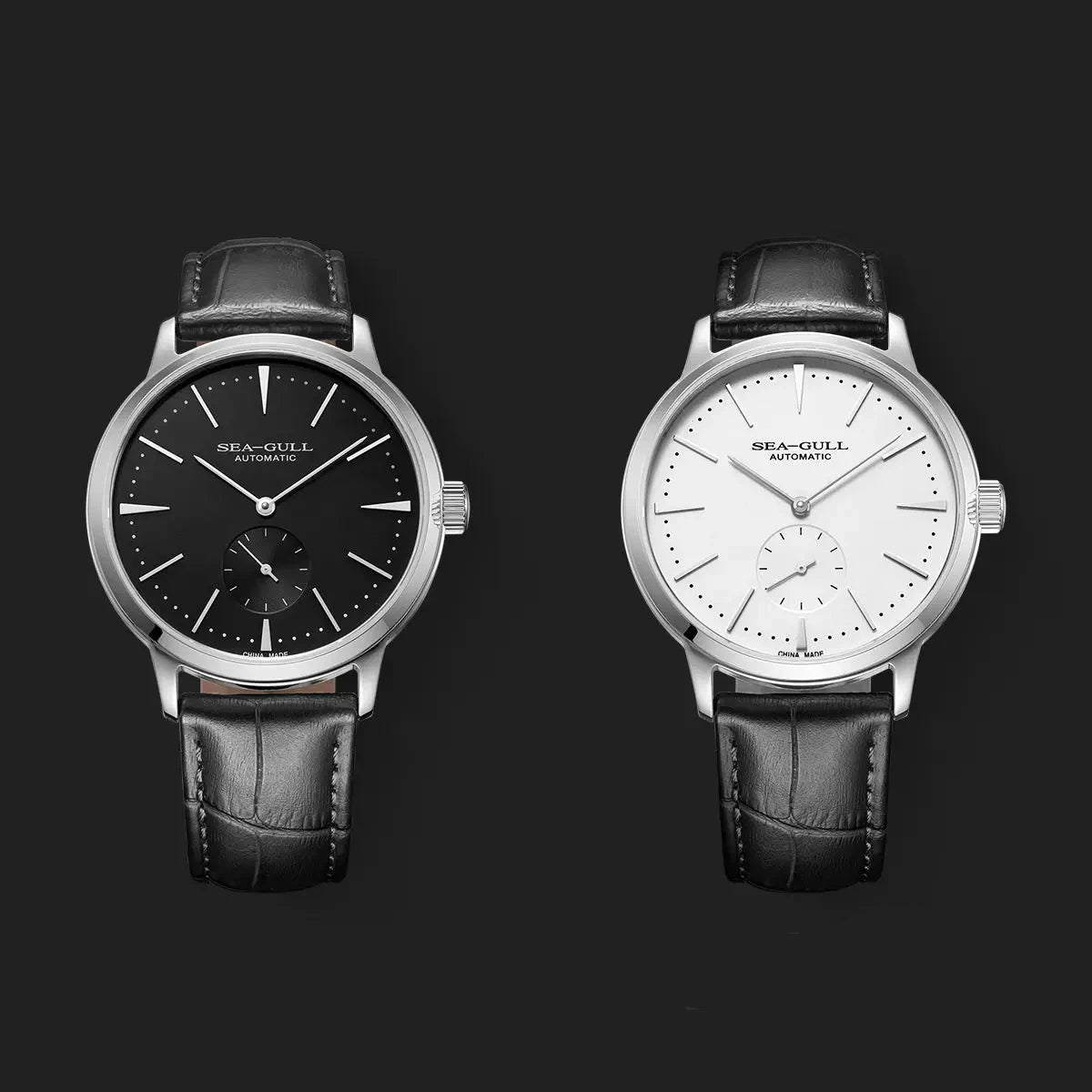Sea-Gull 6075 Automatic Business Watch – ST17 Movement, Sapphire Crystal, 40mm Stainless Steel Case, 50m Water Resistant