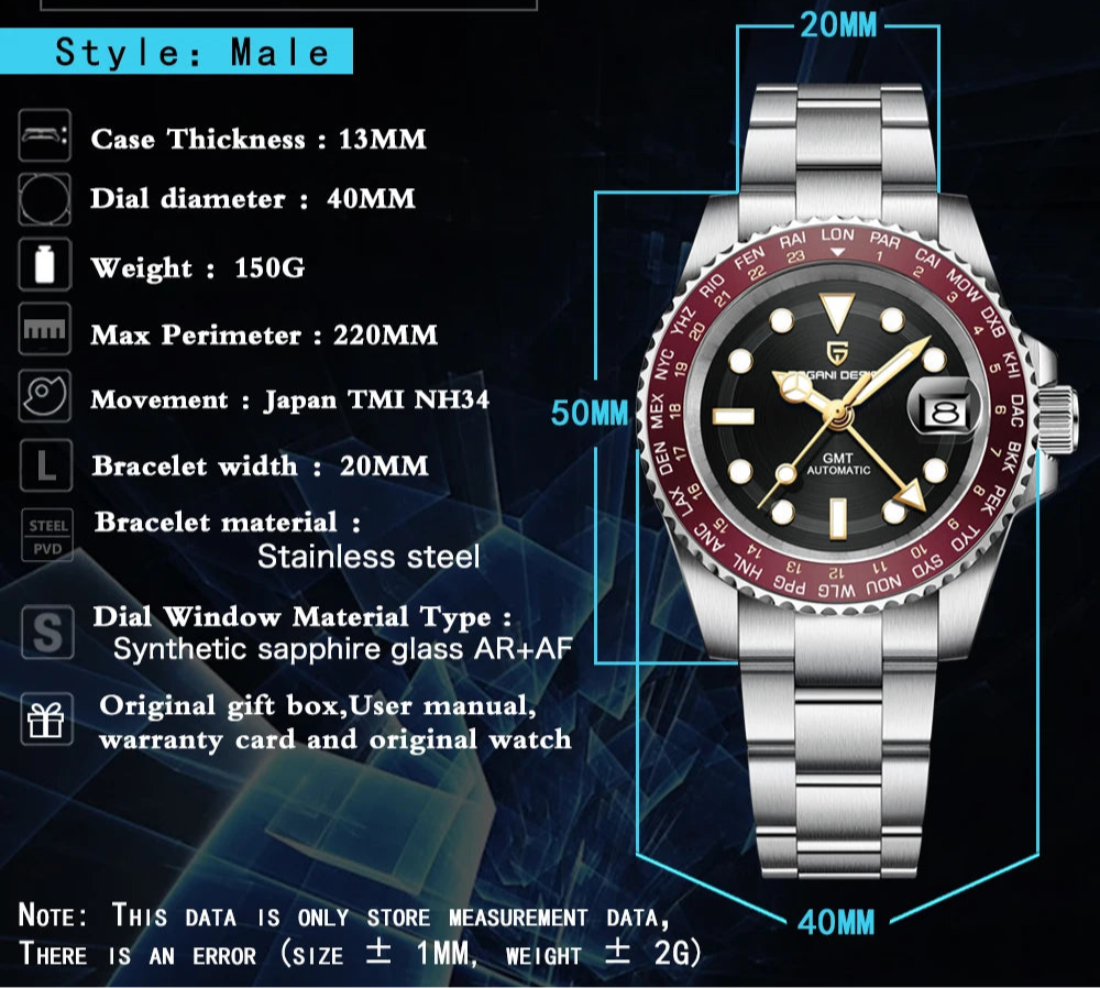 PD-1662 GMT – 40mm Automatic Limited Edition