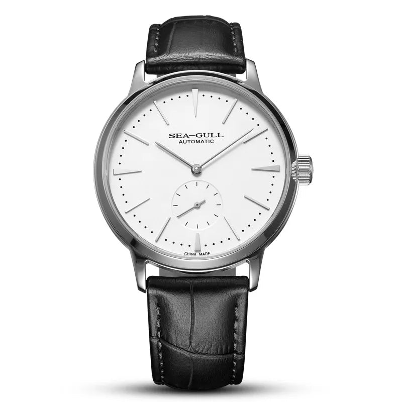 Sea-Gull 6075 Automatic Business Watch – ST17 Movement, Sapphire Crystal, 40mm Stainless Steel Case, 50m Water Resistant