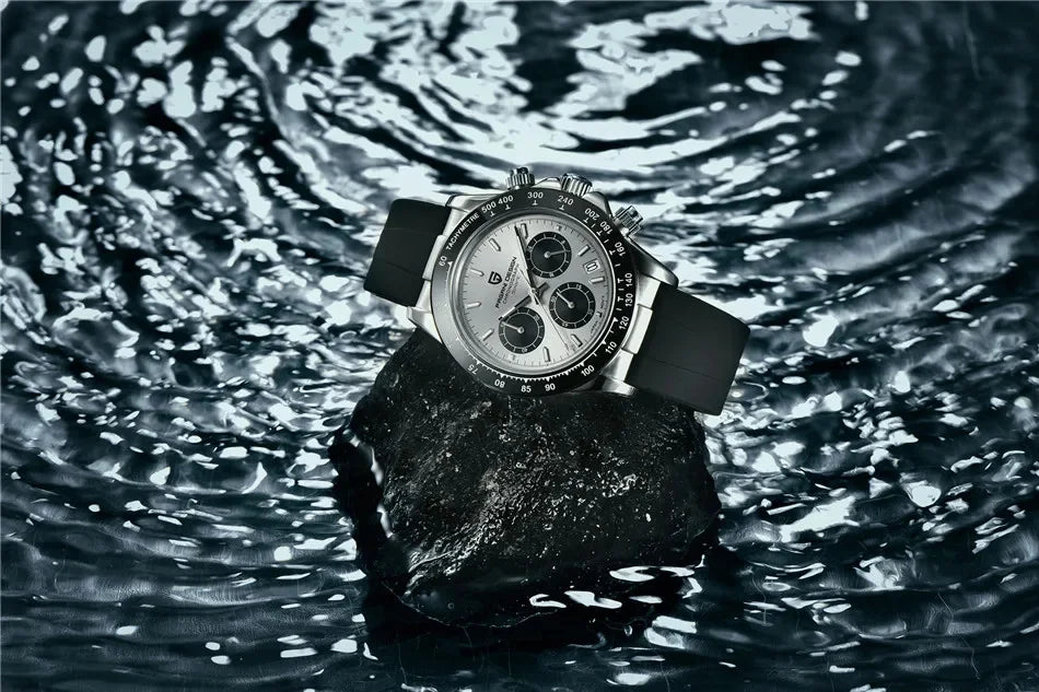 Pagani Design PD-1664 Chronograph – Luxury Quartz VK63 Movement, Sapphire Crystal, 10ATM Waterproof Sport-Casual Watch