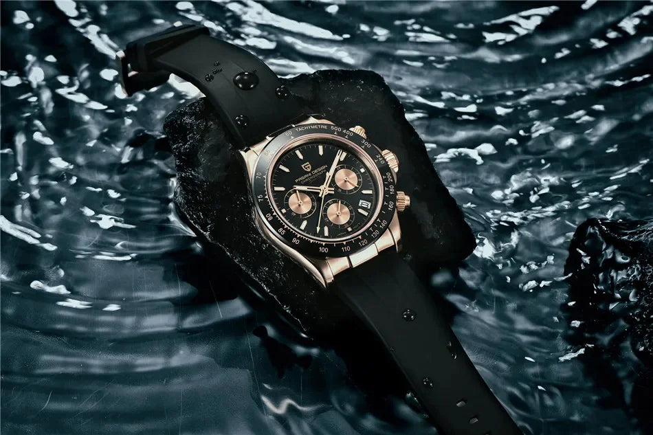 Pagani Design PD-1664 Chronograph – Luxury Quartz VK63 Movement, Sapphire Crystal, 10ATM Waterproof Sport-Casual Watch