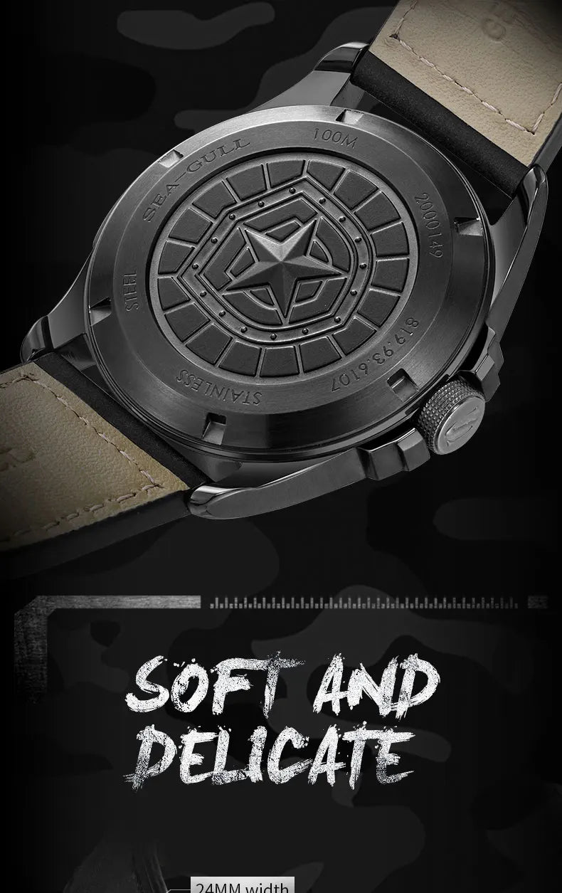 6107 Men’s Pilot Watch – 43mm Automatic