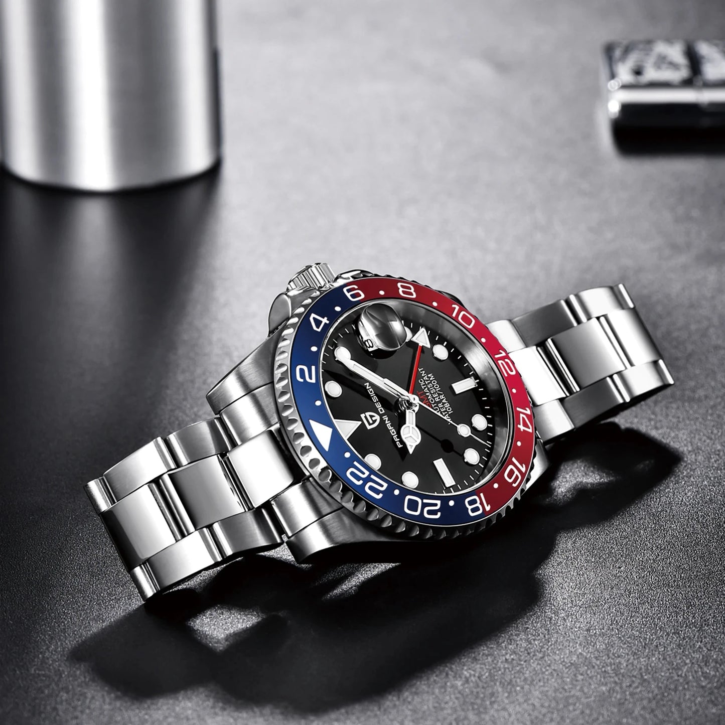 PD-1662 GMT – 40mm Automatic Sports Watch, NH34