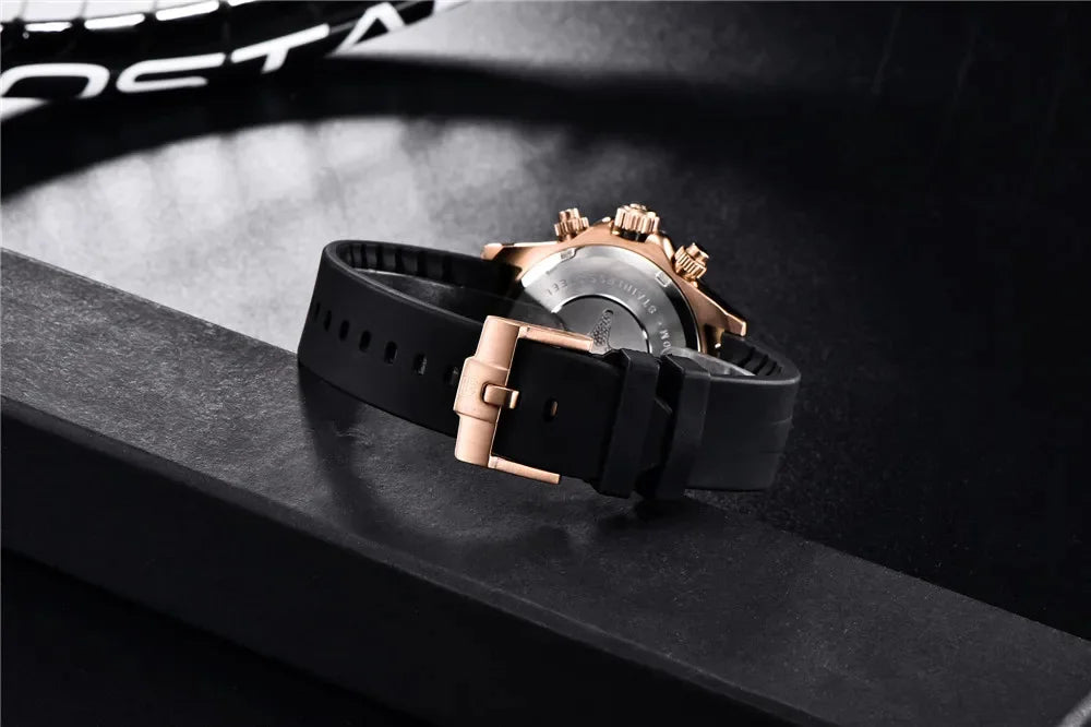 Pagani Design PD-1664 Chronograph – Luxury Quartz VK63 Movement, Sapphire Crystal, 10ATM Waterproof Sport-Casual Watch