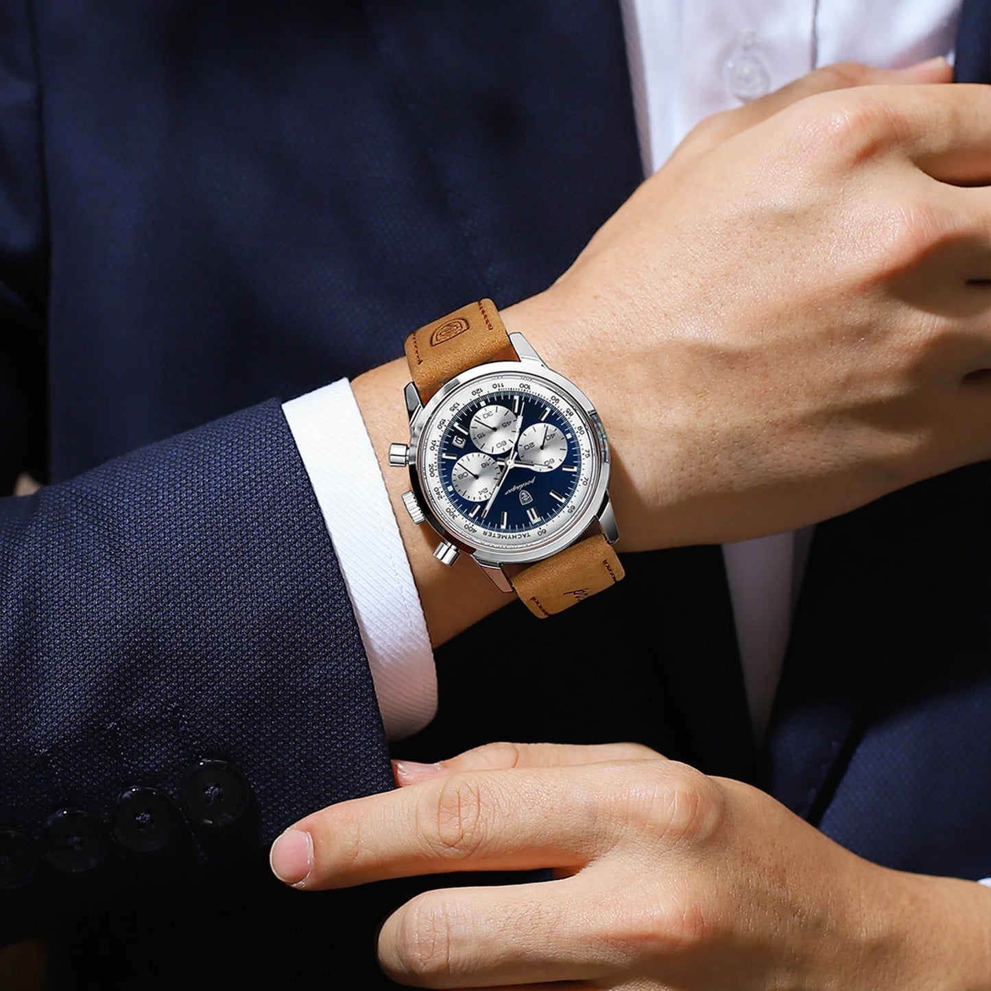 POEDAGAR Chronograph – 41mm