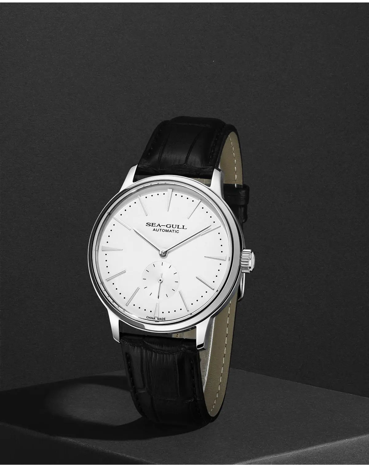 Sea-Gull 6075 Automatic Business Watch – ST17 Movement, Sapphire Crystal, 40mm Stainless Steel Case, 50m Water Resistant