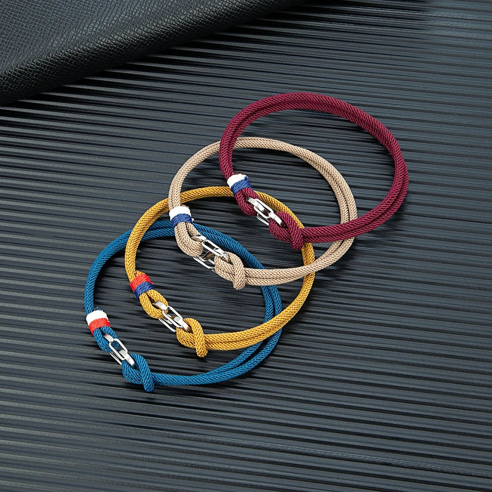 Navy Rope Bracelet